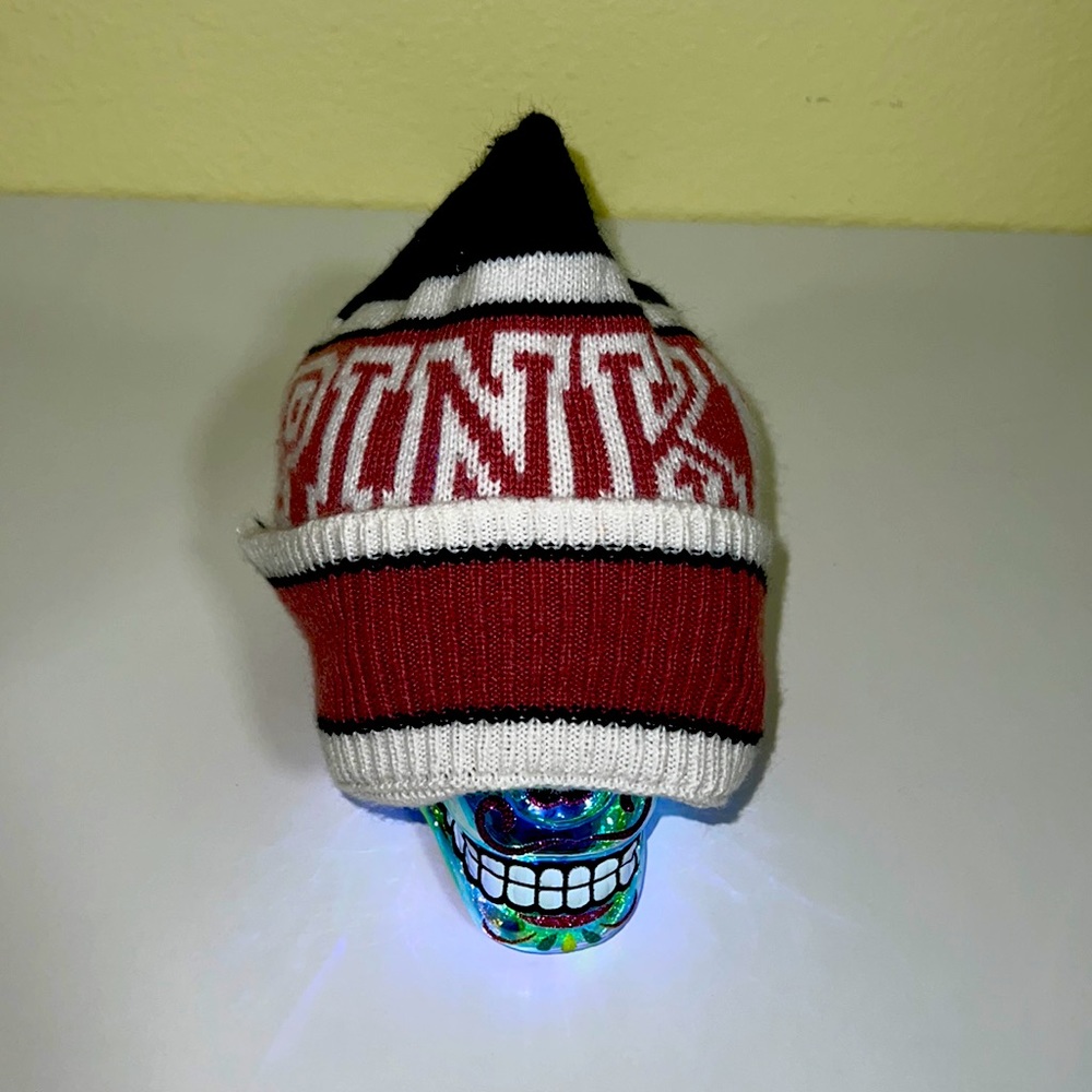 Pink nation beanie